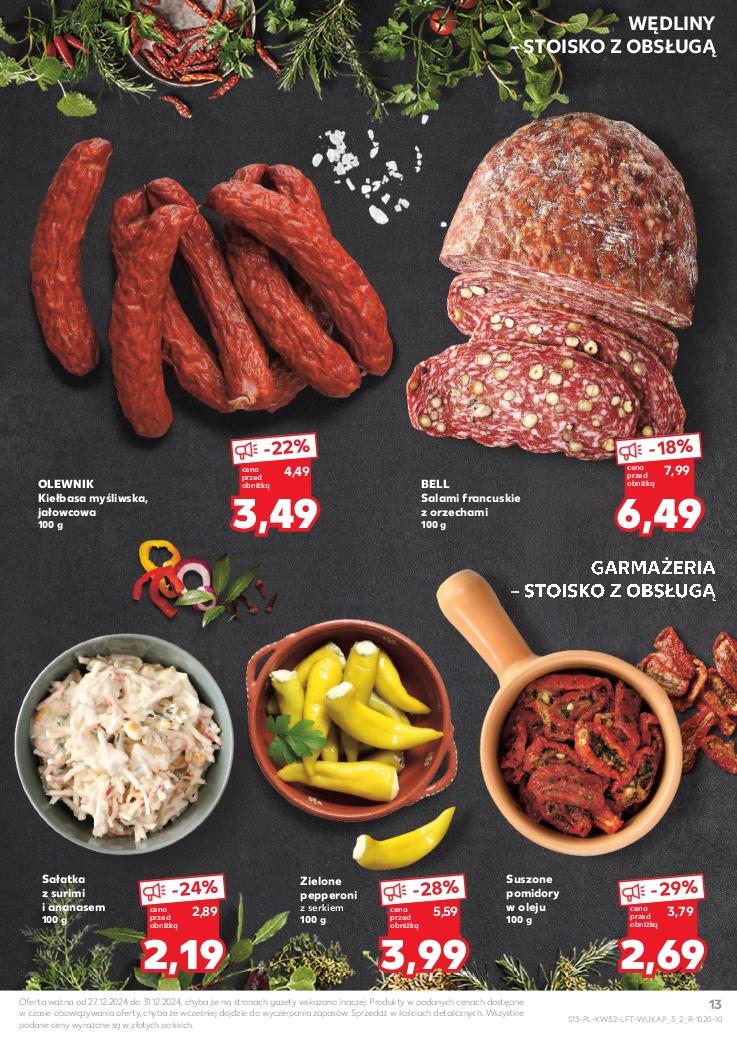 Gazetka promocyjna Kaufland do 31/12/2024 str.13