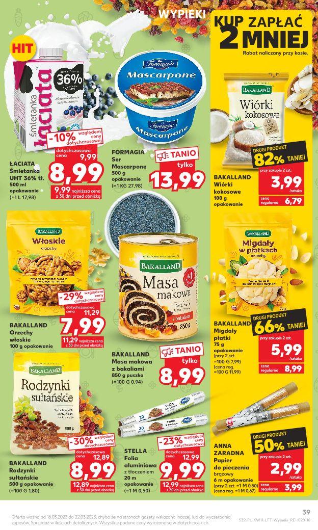 Gazetka promocyjna Kaufland do 22/03/2023 str.39