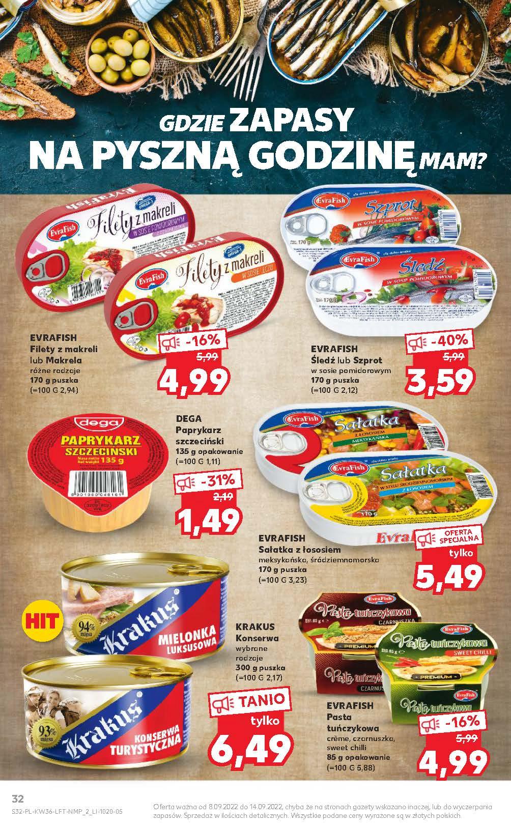 Gazetka promocyjna Kaufland do 14/09/2022 str.32