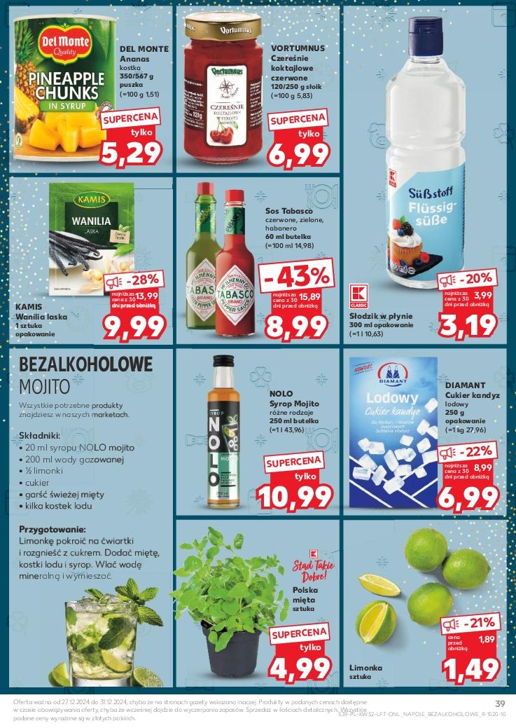 Gazetka promocyjna Kaufland do 31/12/2024 str.39