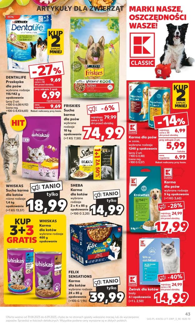 Gazetka promocyjna Kaufland do 06/09/2023 str.43