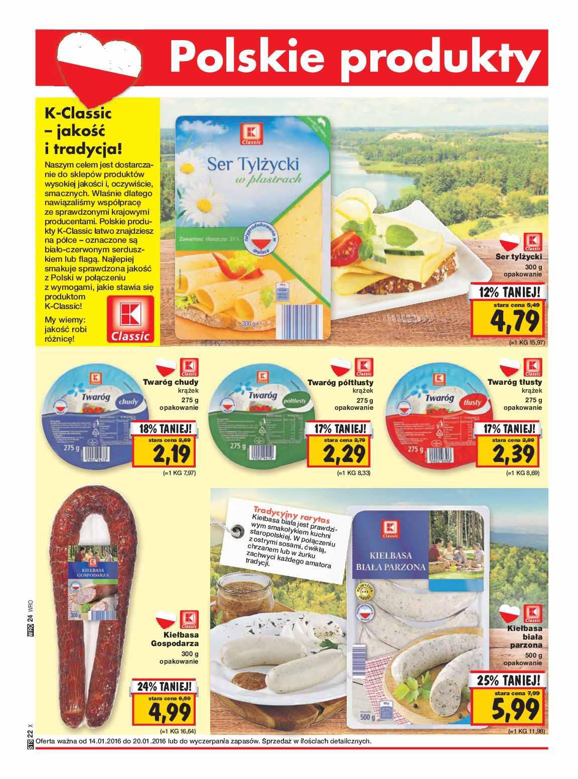 Gazetka promocyjna Kaufland do 20/01/2016 str.22