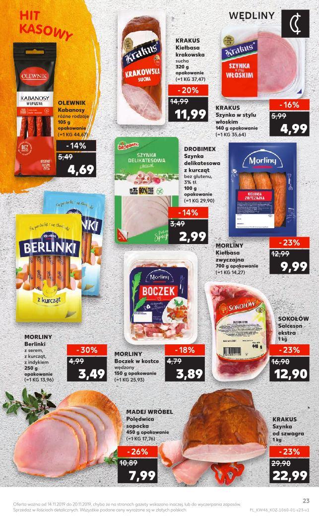 Gazetka promocyjna Kaufland do 20/11/2019 str.23