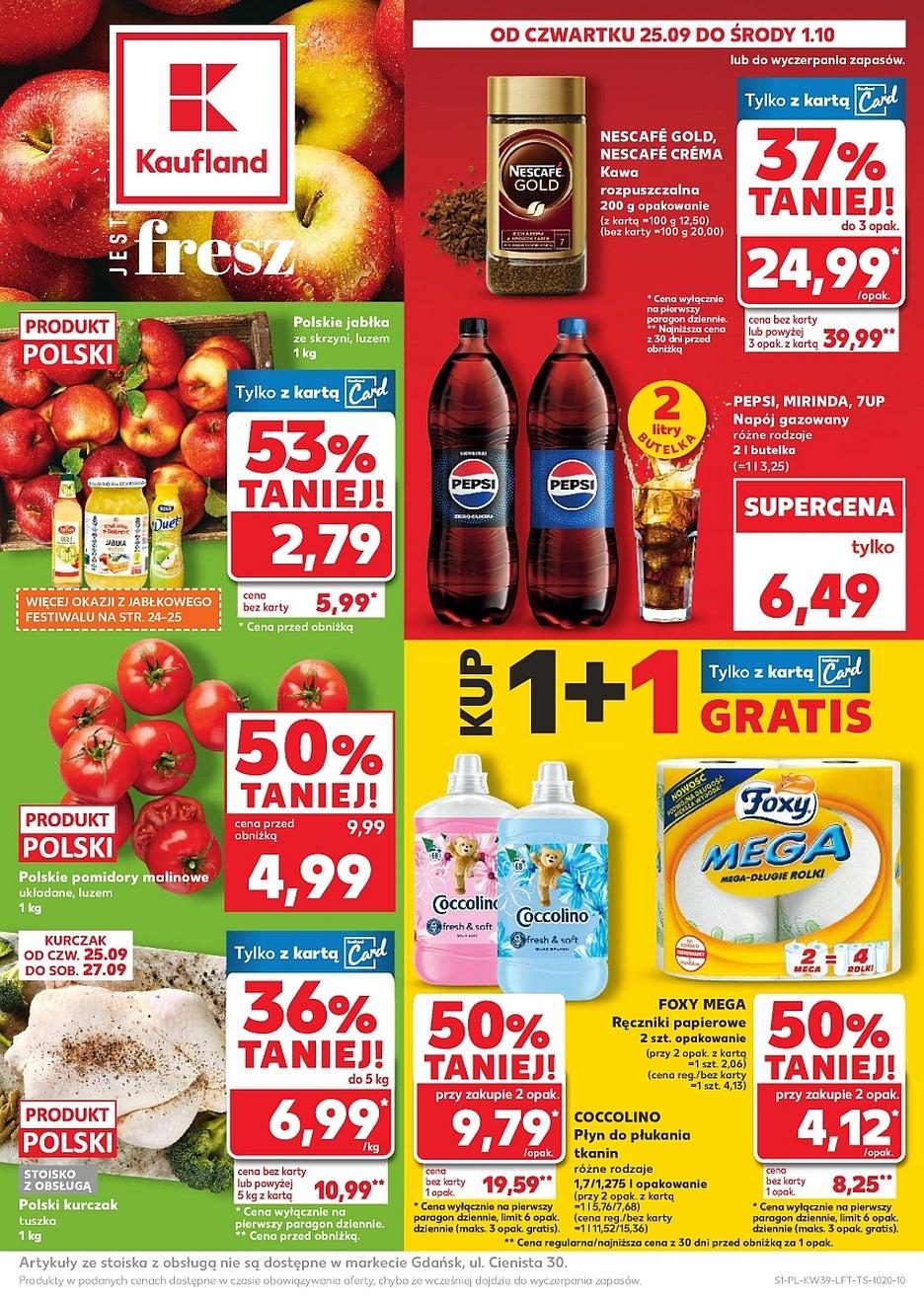 Gazetka promocyjna Kaufland do 01/10/2025 str.1