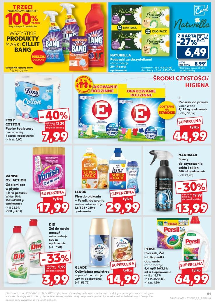 Gazetka promocyjna Kaufland do 19/02/2025 str.81