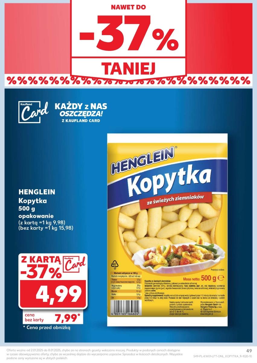 Gazetka promocyjna Kaufland do 08/01/2025 str.49