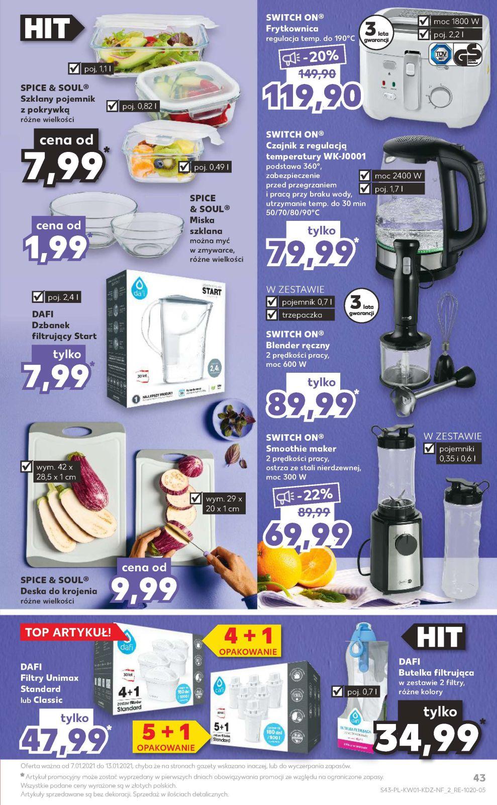 Gazetka promocyjna Kaufland do 13/01/2021 str.43