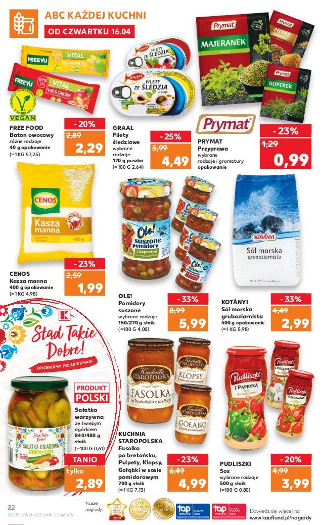 Gazetka promocyjna Kaufland do 22/04/2020 str.22