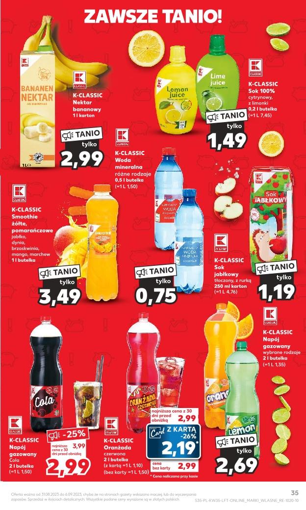 Gazetka promocyjna Kaufland do 06/09/2023 str.35