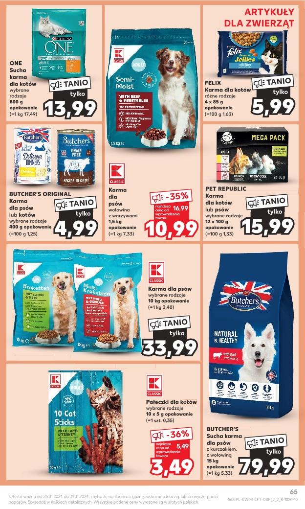 Gazetka promocyjna Kaufland do 31/01/2024 str.65