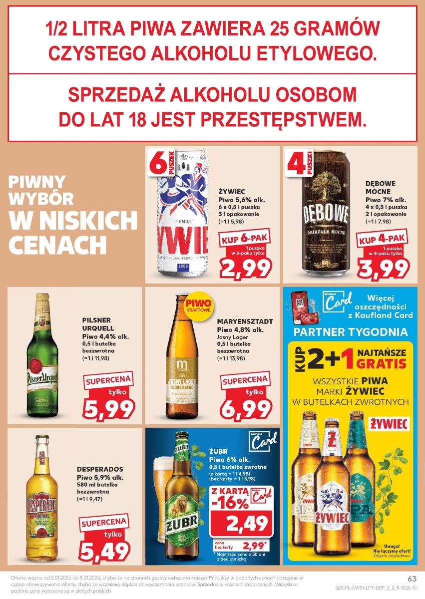 Gazetka promocyjna Kaufland do 08/01/2025 str.63