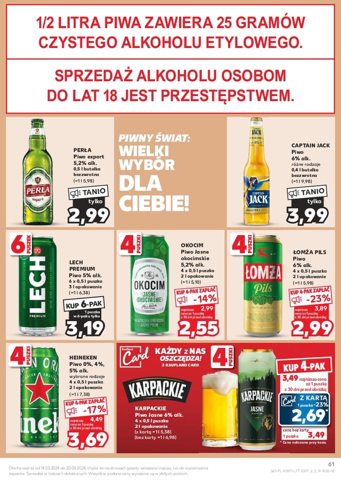 Gazetka promocyjna Kaufland do 20/03/2024 str.61