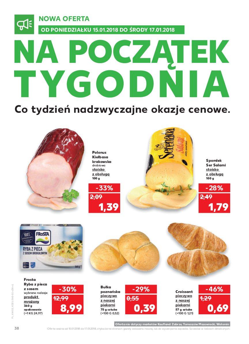 Gazetka promocyjna Kaufland do 17/01/2018 str.38