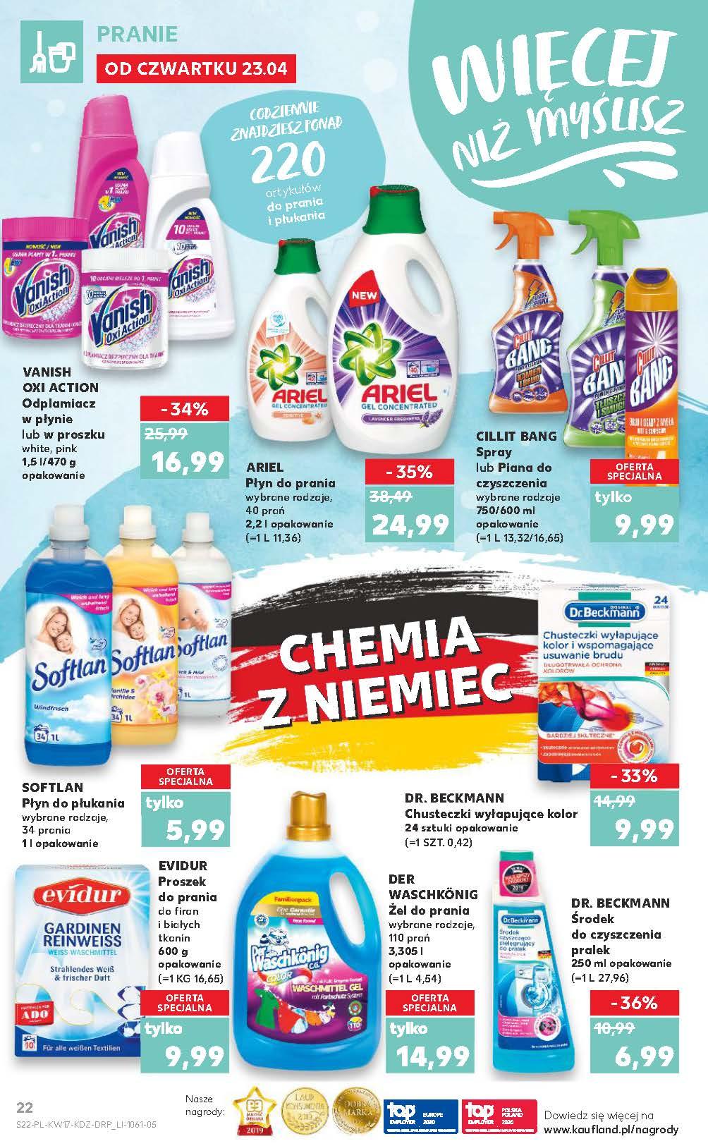 Gazetka promocyjna Kaufland do 29/04/2020 str.22