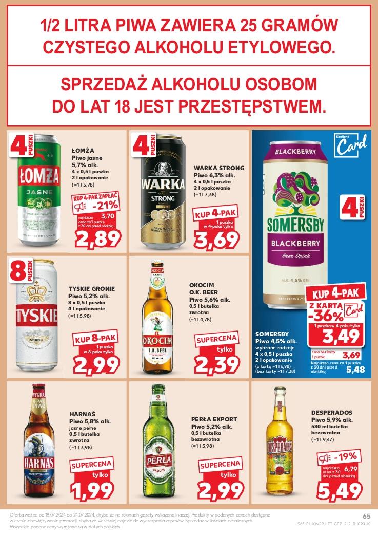 Gazetka promocyjna Kaufland do 24/07/2024 str.65