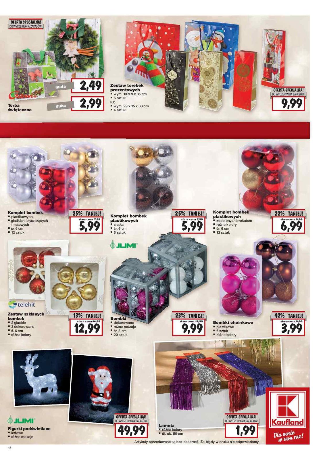 Gazetka promocyjna Kaufland do 16/12/2015 str.15