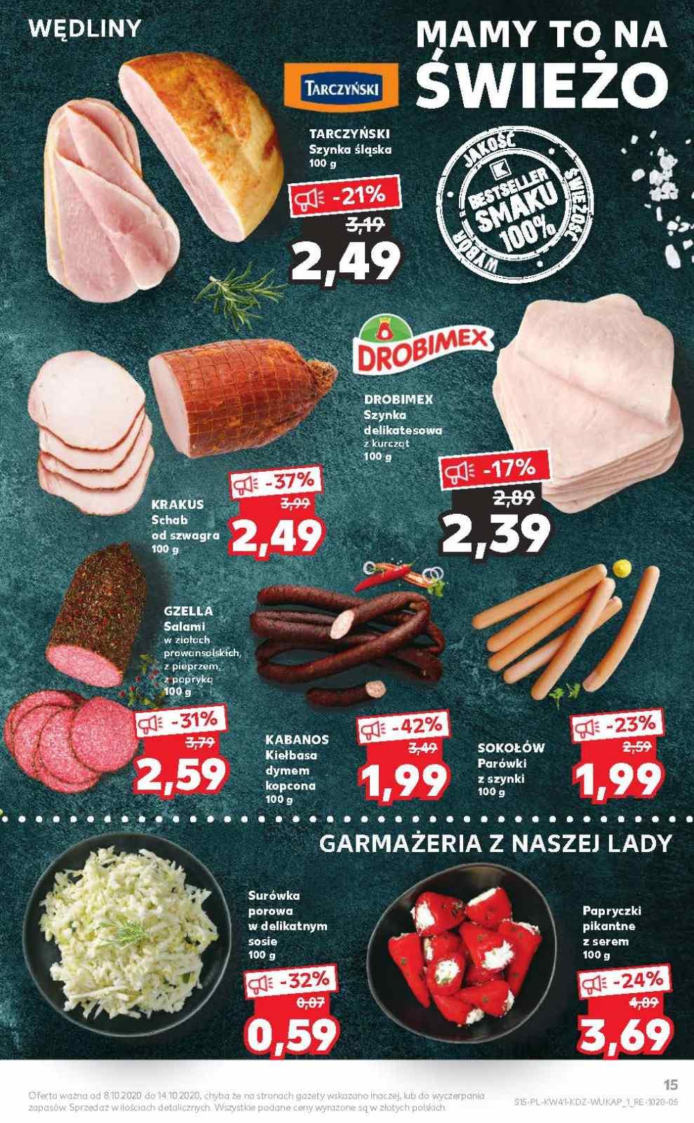 Gazetka promocyjna Kaufland do 14/10/2020 str.15