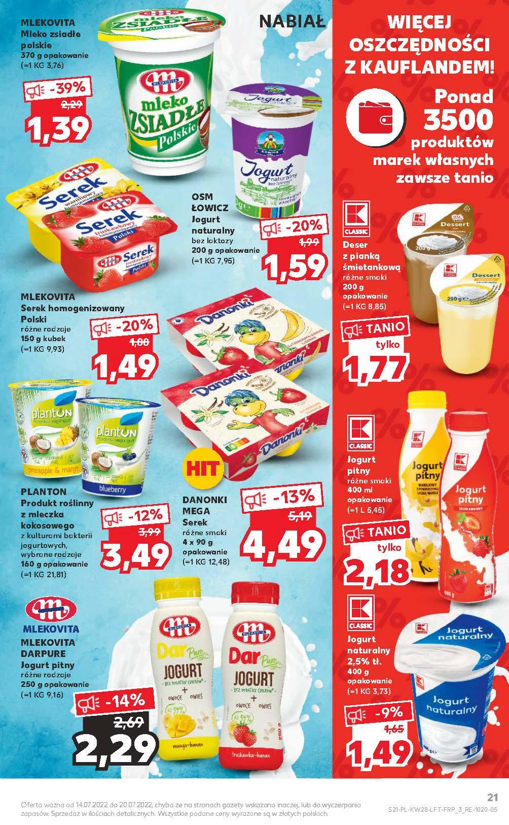 Gazetka promocyjna Kaufland do 20/07/2022 str.21