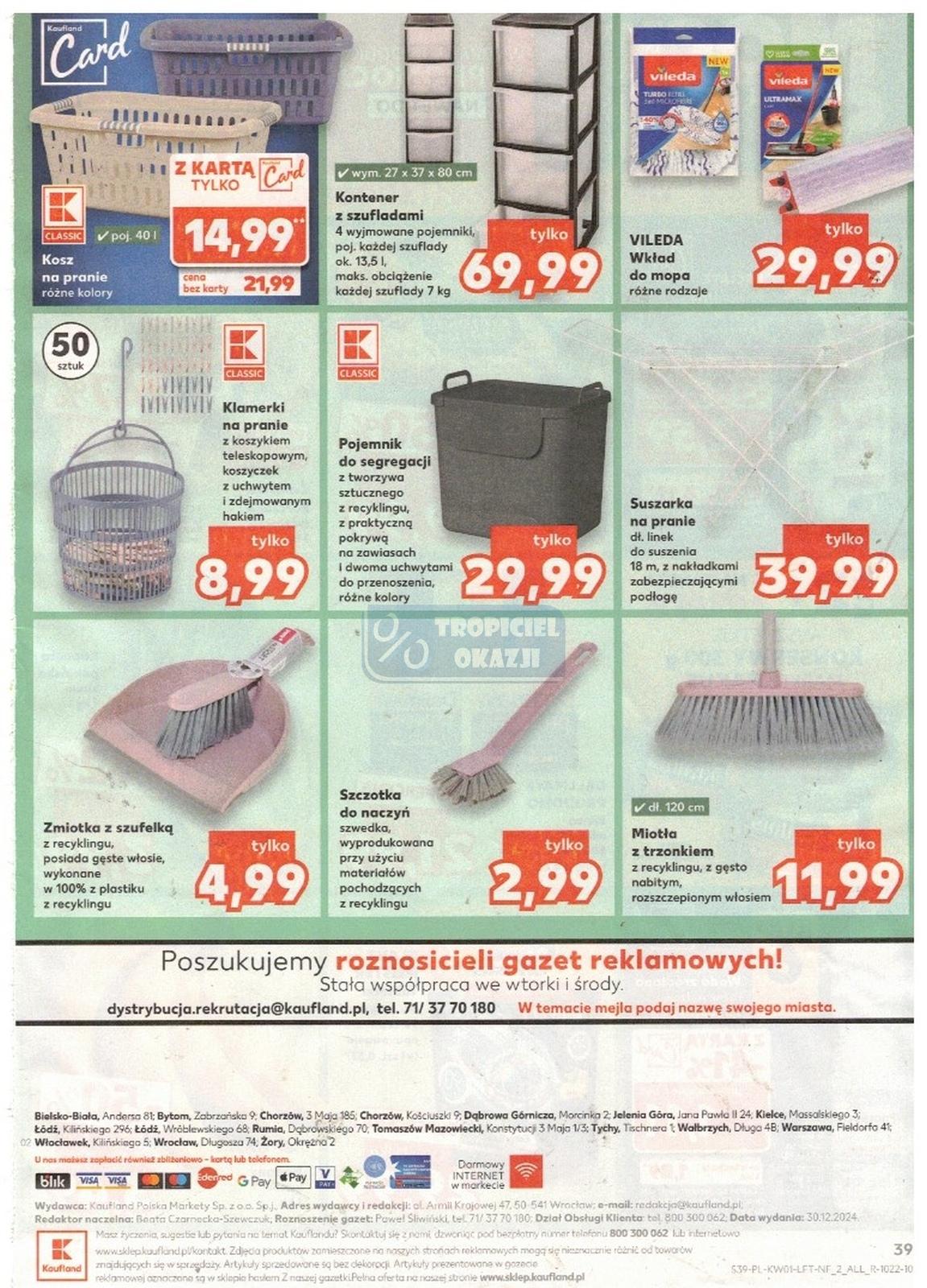 Gazetka promocyjna Kaufland do 08/01/2025 str.39