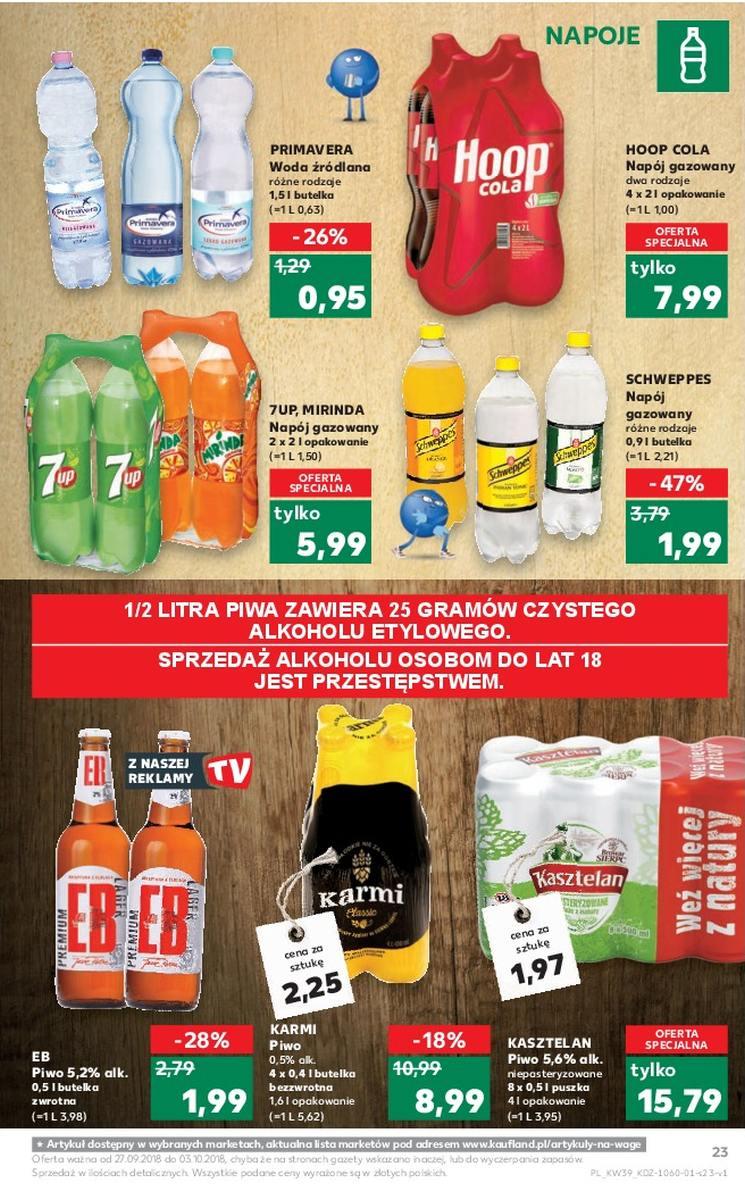 Gazetka promocyjna Kaufland do 03/10/2018 str.23