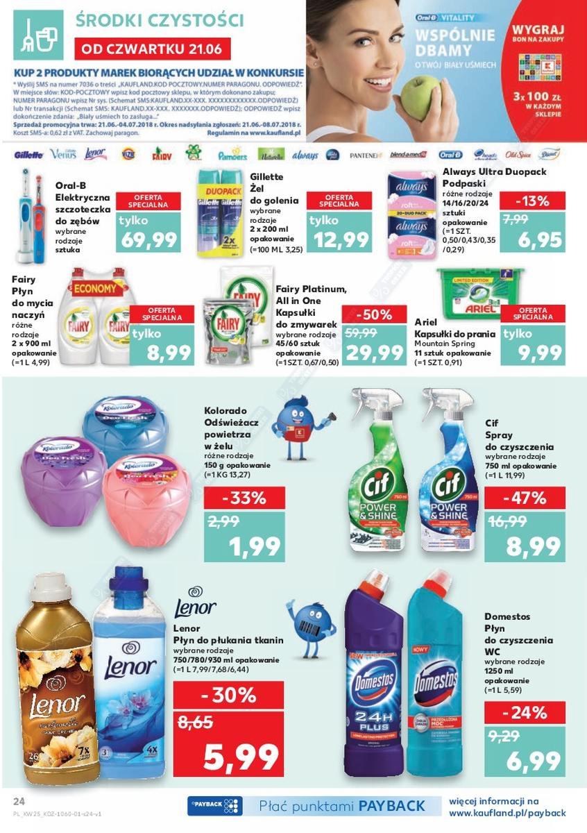 Gazetka promocyjna Kaufland do 27/06/2018 str.24