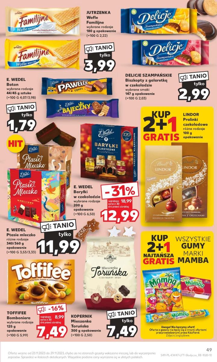 Gazetka promocyjna Kaufland do 29/11/2023 str.49