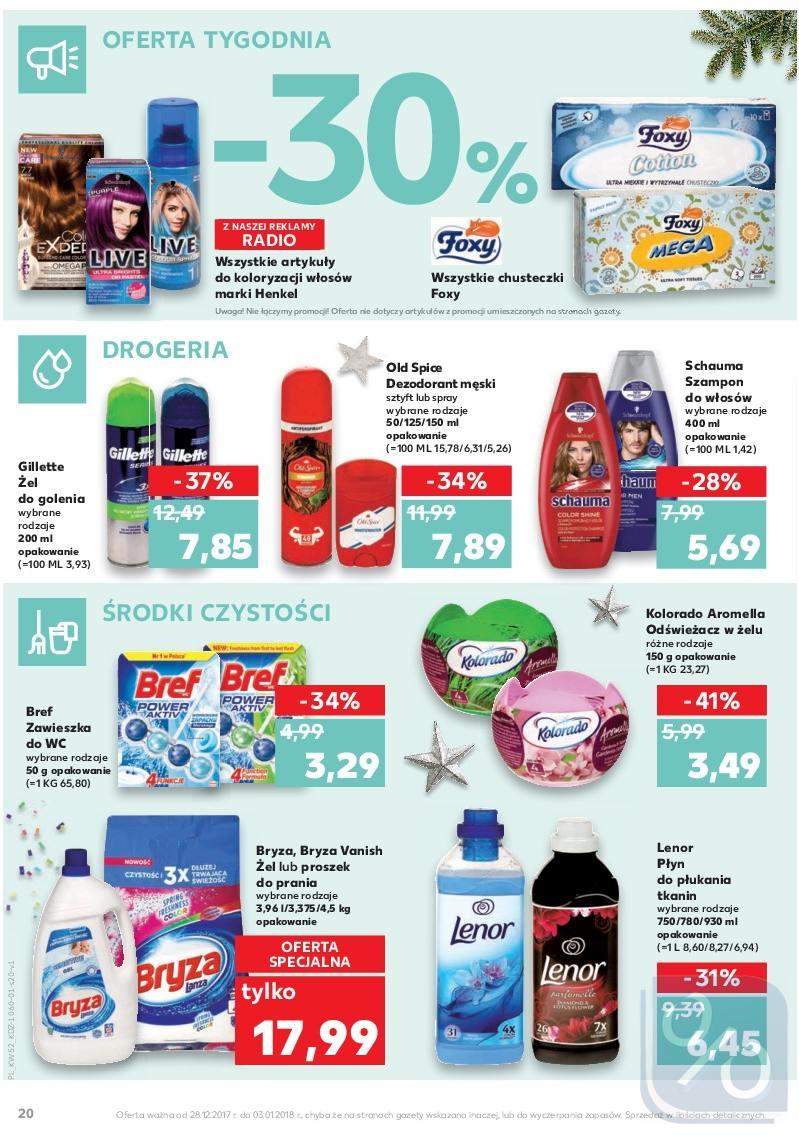 Gazetka promocyjna Kaufland do 03/01/2018 str.20