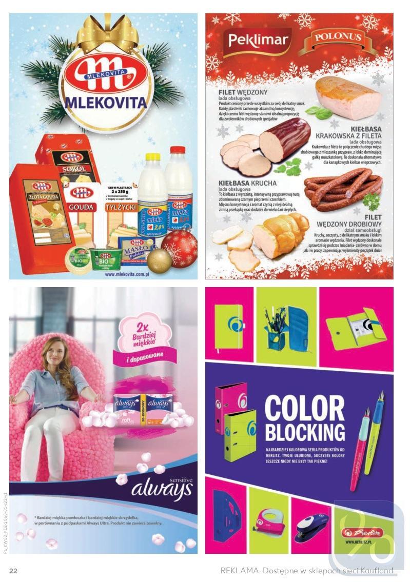 Gazetka promocyjna Kaufland do 03/01/2018 str.22