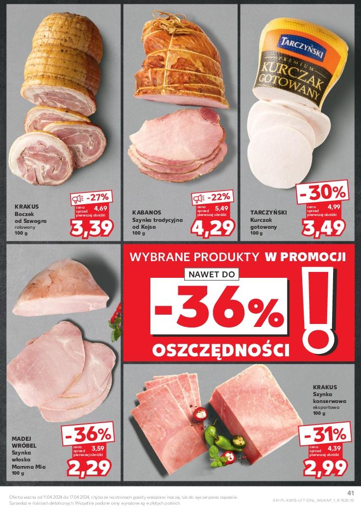 Gazetka promocyjna Kaufland do 17/04/2024 str.41