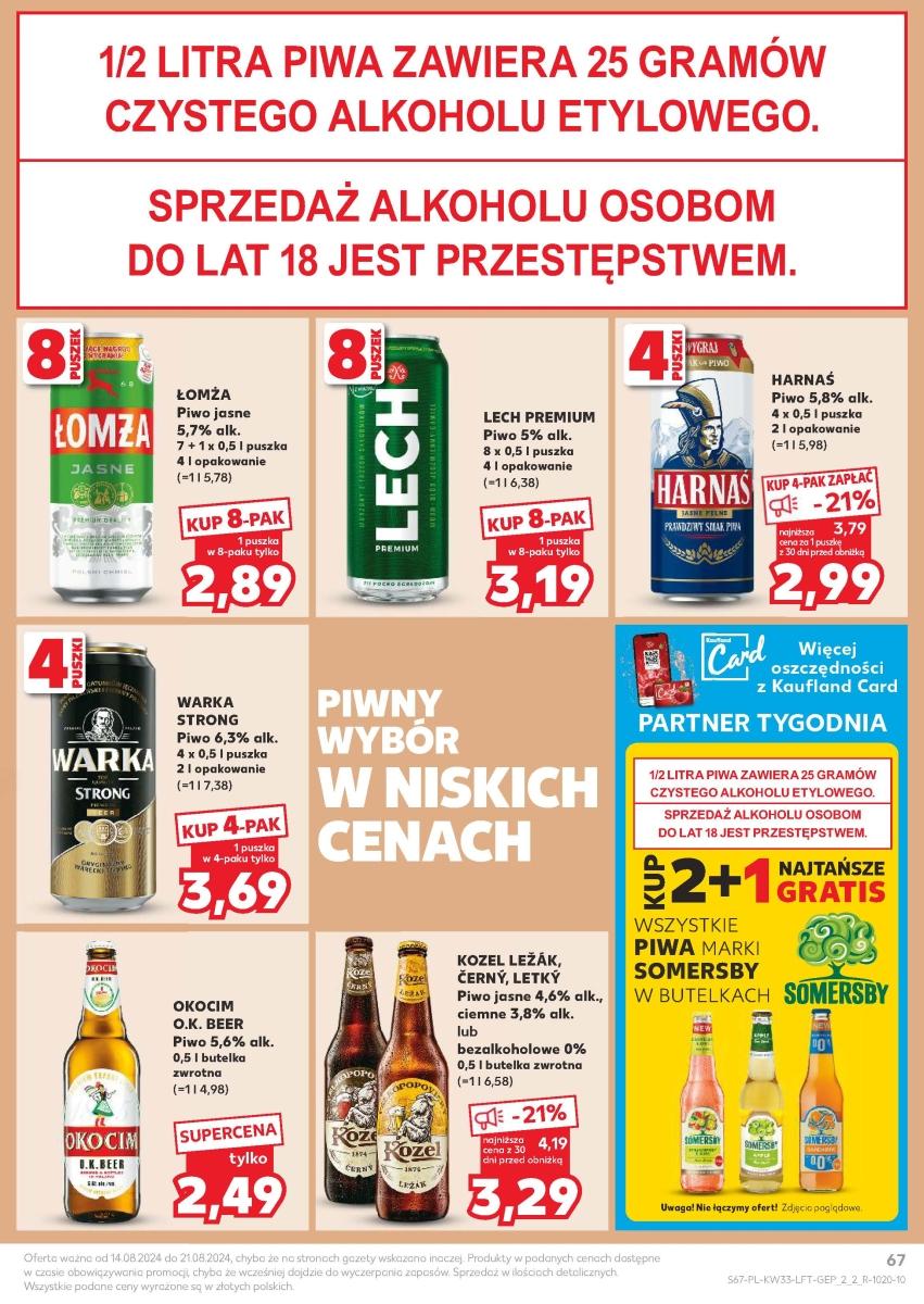 Gazetka promocyjna Kaufland do 21/08/2024 str.67