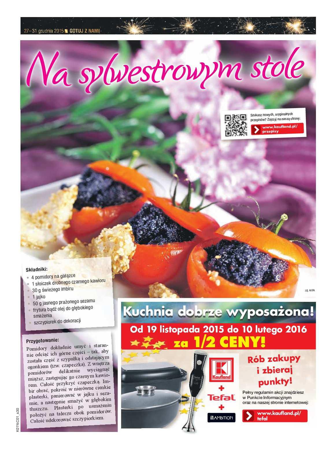 Gazetka promocyjna Kaufland do 31/12/2015 str.30