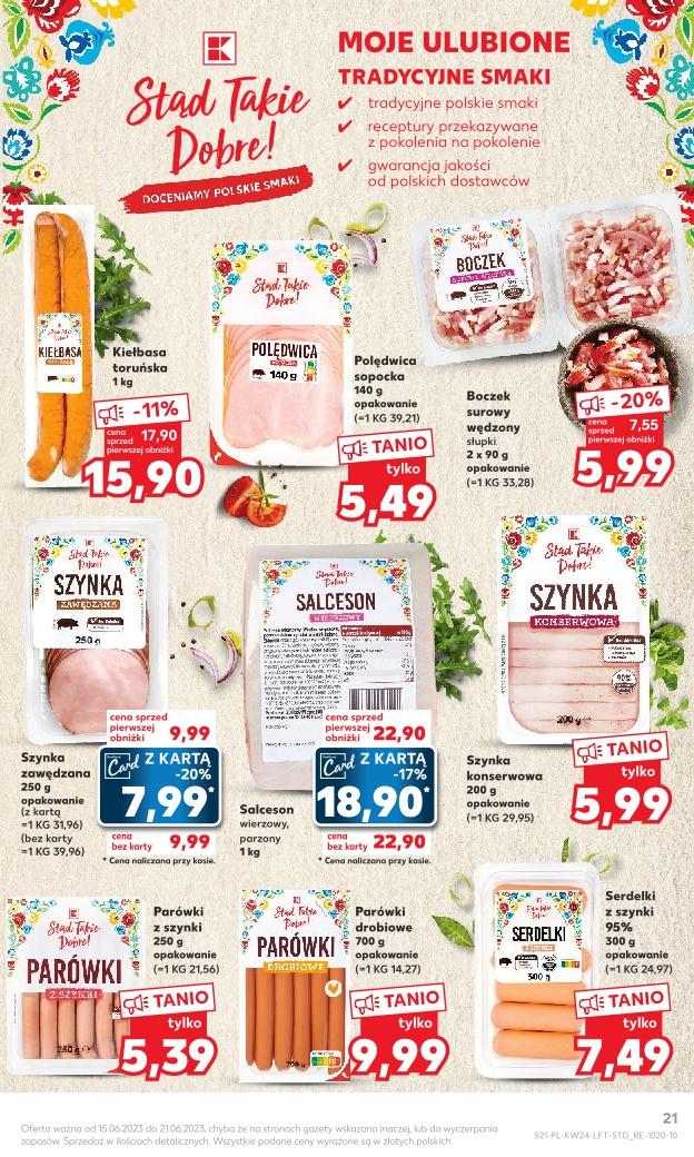 Gazetka promocyjna Kaufland do 21/06/2023 str.21