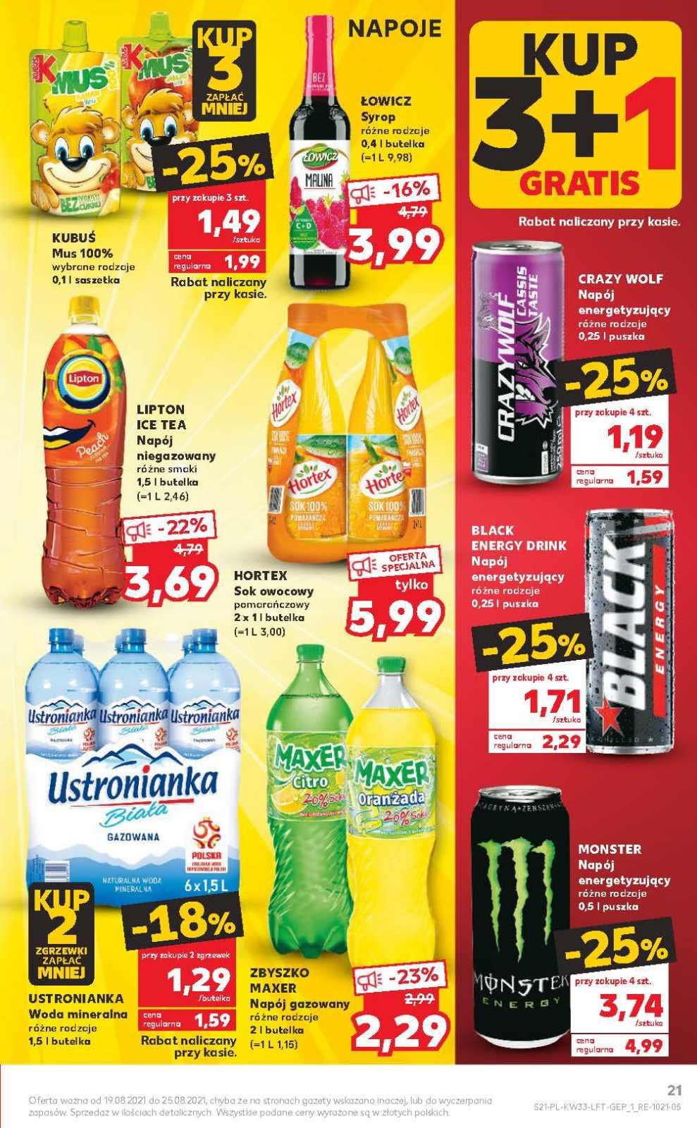 Gazetka promocyjna Kaufland do 25/08/2021 str.19