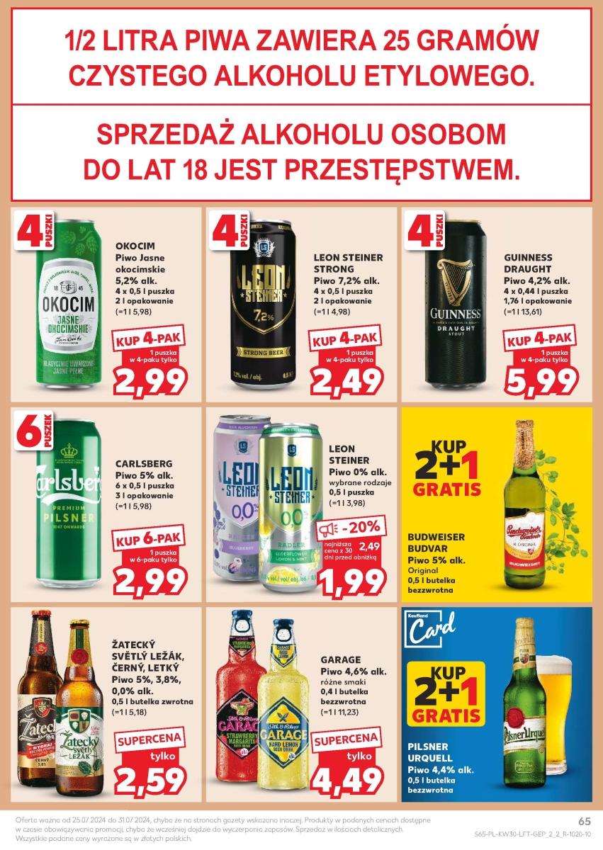 Gazetka promocyjna Kaufland do 31/07/2024 str.65