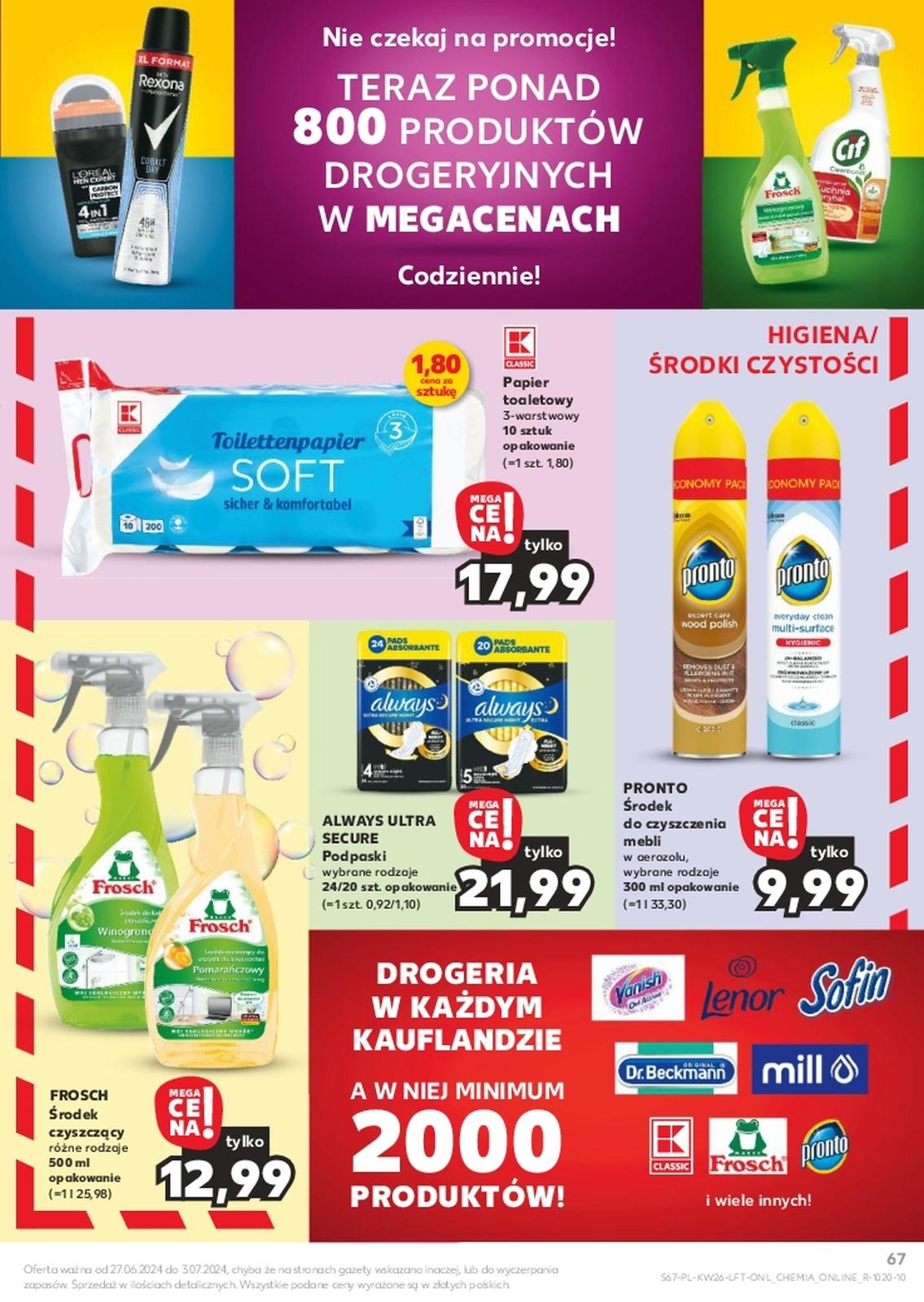 Gazetka promocyjna Kaufland do 03/07/2024 str.67