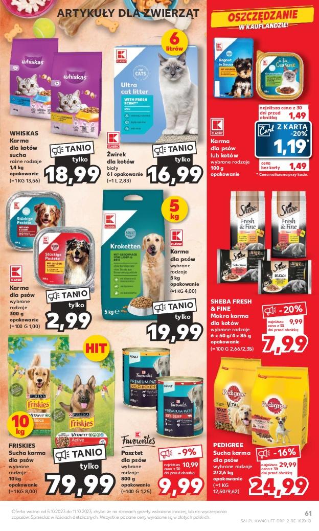 Gazetka promocyjna Kaufland do 11/10/2023 str.61