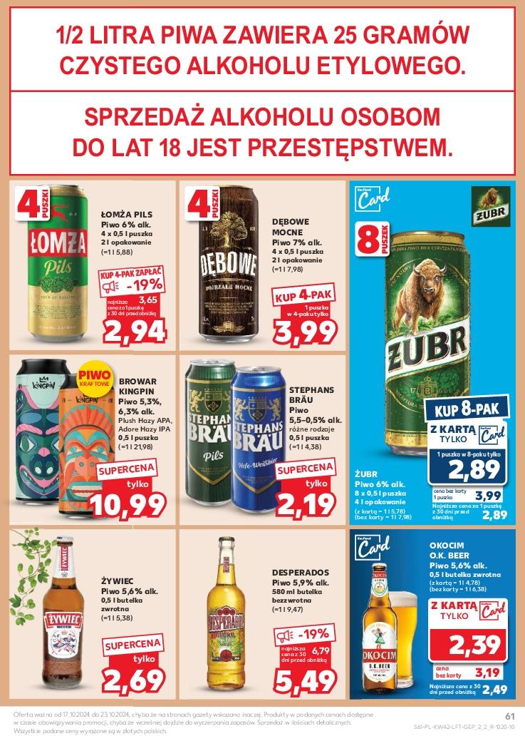 Gazetka promocyjna Kaufland do 23/10/2024 str.61