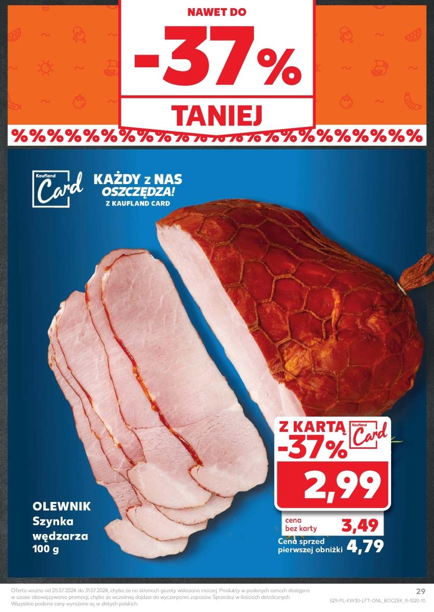 Gazetka promocyjna Kaufland do 31/07/2024 str.29