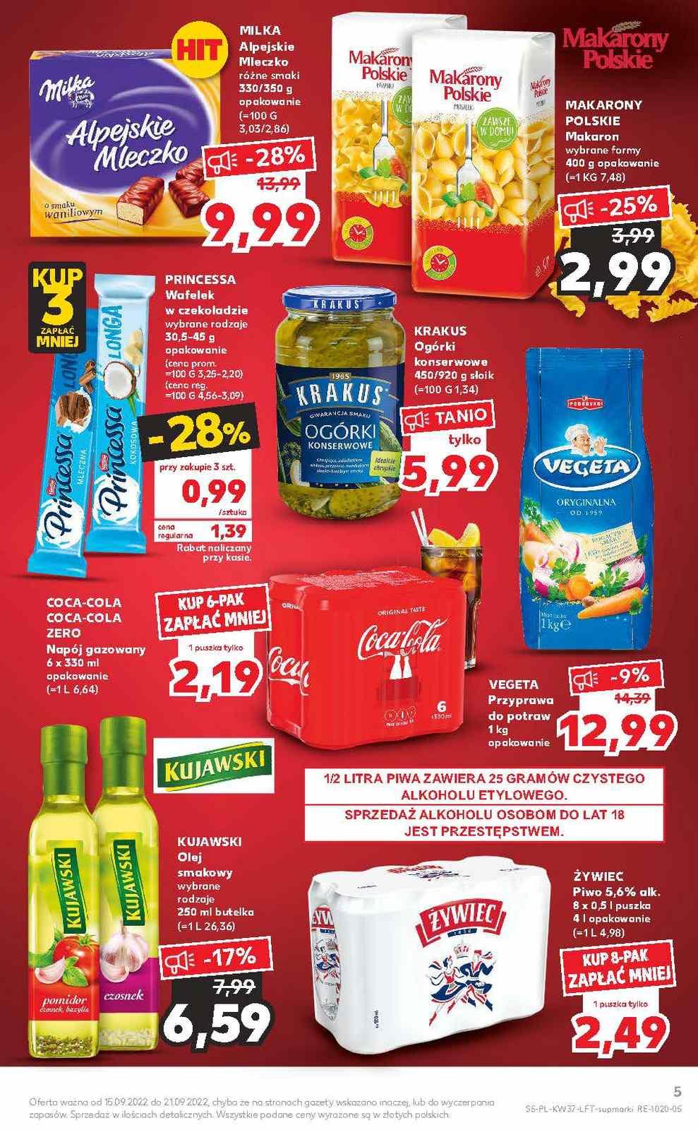 Gazetka promocyjna Kaufland do 21/09/2022 str.5