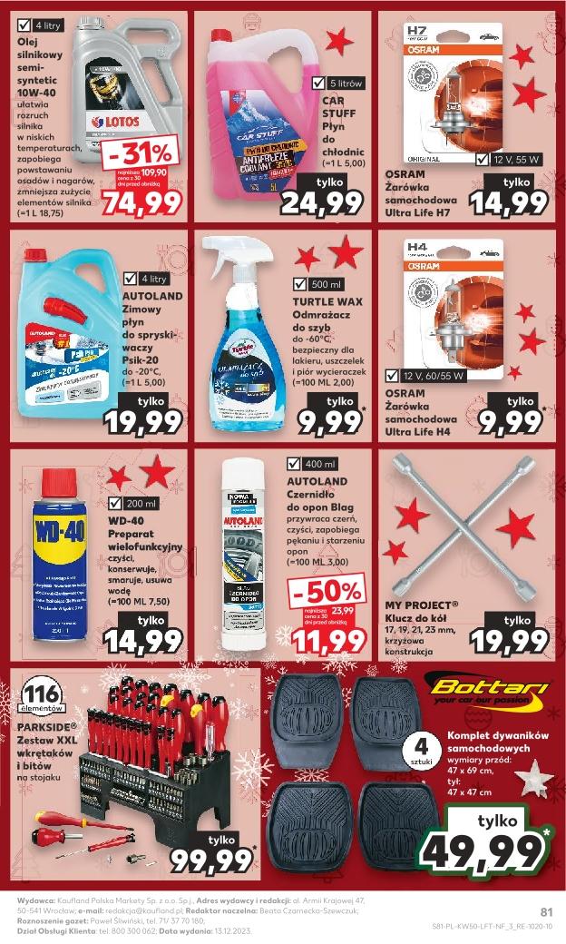 Gazetka promocyjna Kaufland do 19/12/2023 str.81