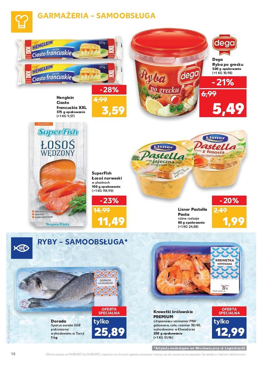 Gazetka promocyjna Kaufland do 16/08/2017 str.14