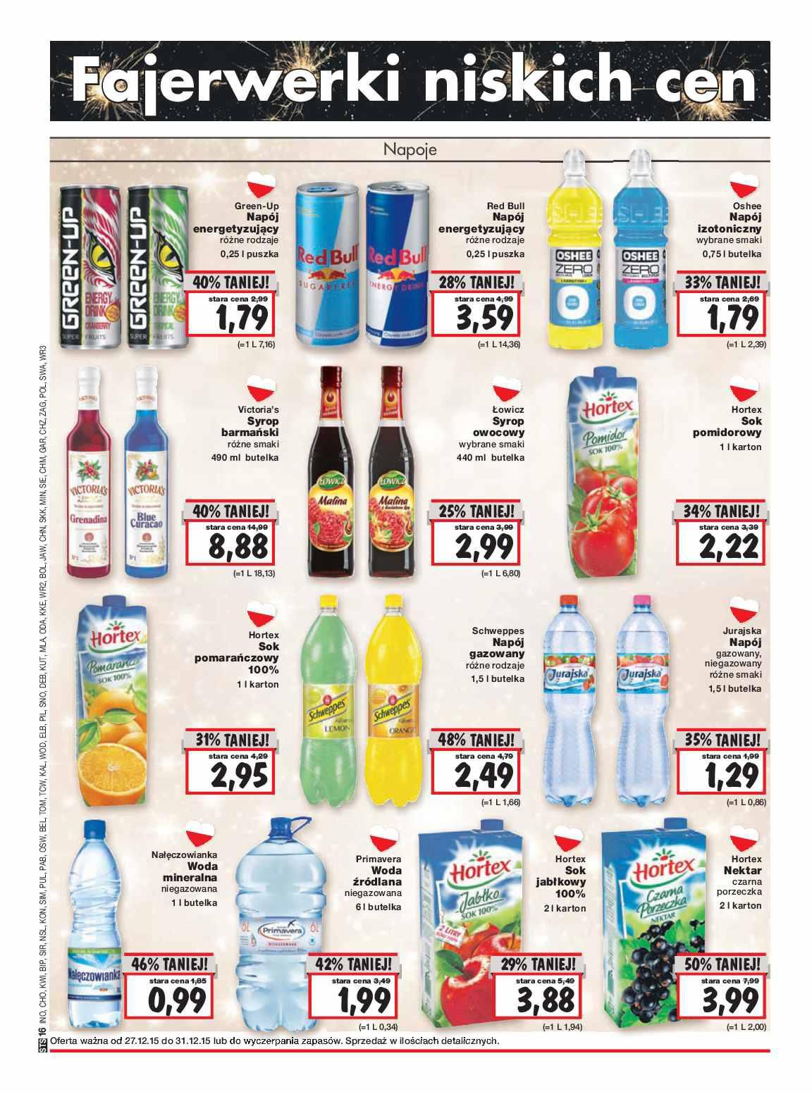 Gazetka promocyjna Kaufland do 31/12/2015 str.16