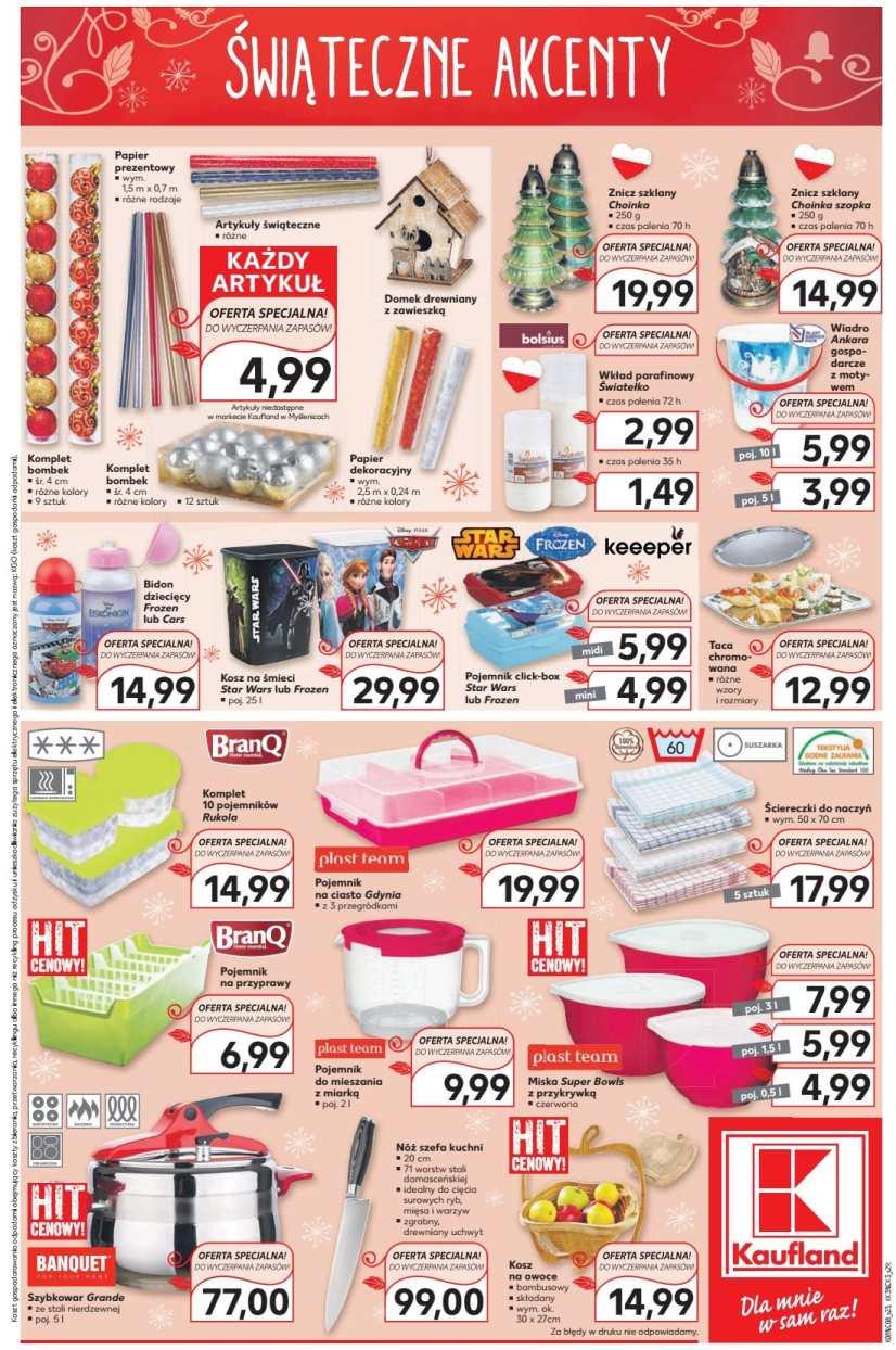 Gazetka promocyjna Kaufland do 14/12/2016 str.23