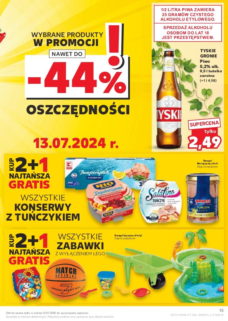 Gazetka promocyjna Kaufland do 17/07/2024 str.15