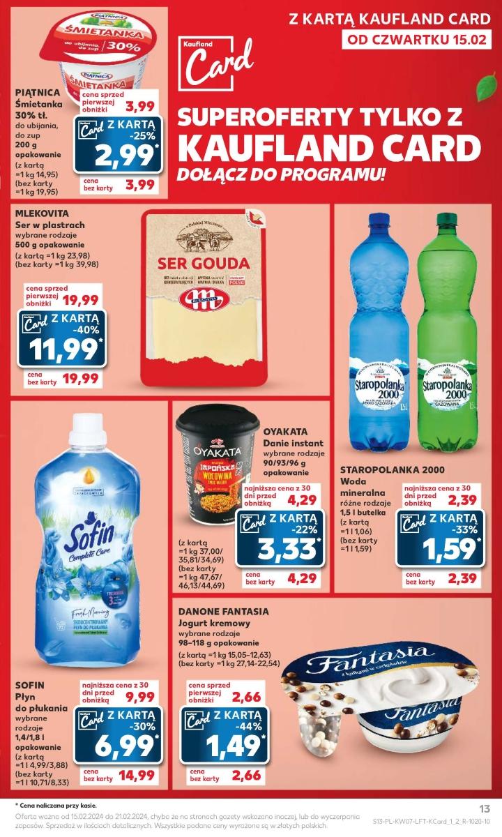 Gazetka promocyjna Kaufland do 21/02/2024 str.13