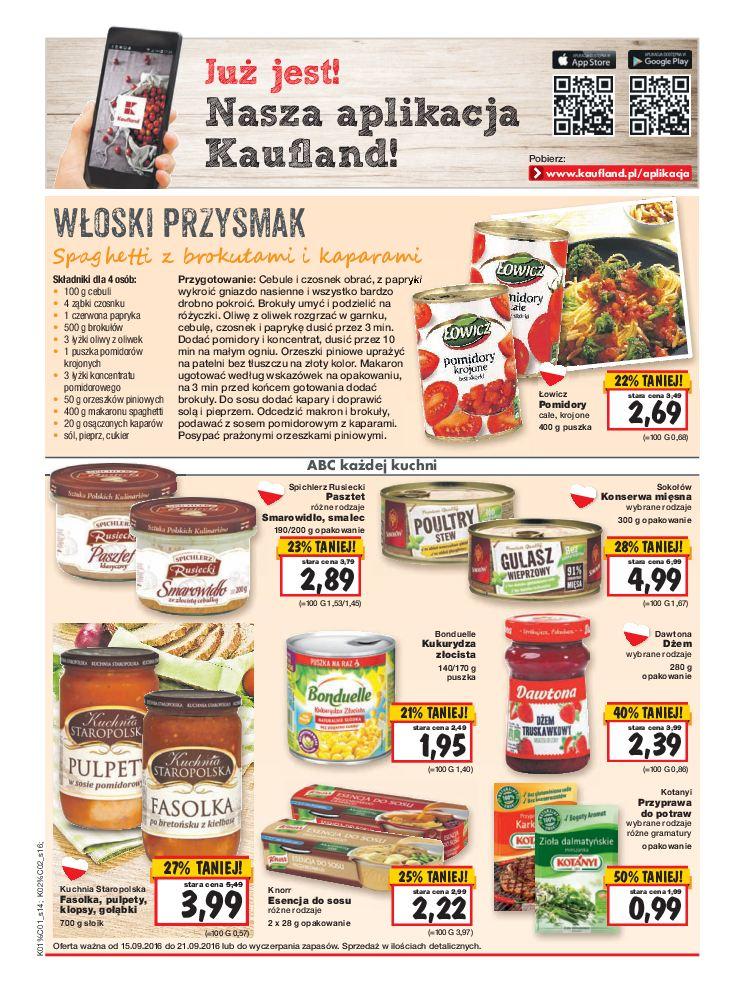 Gazetka promocyjna Kaufland do 21/09/2016 str.16