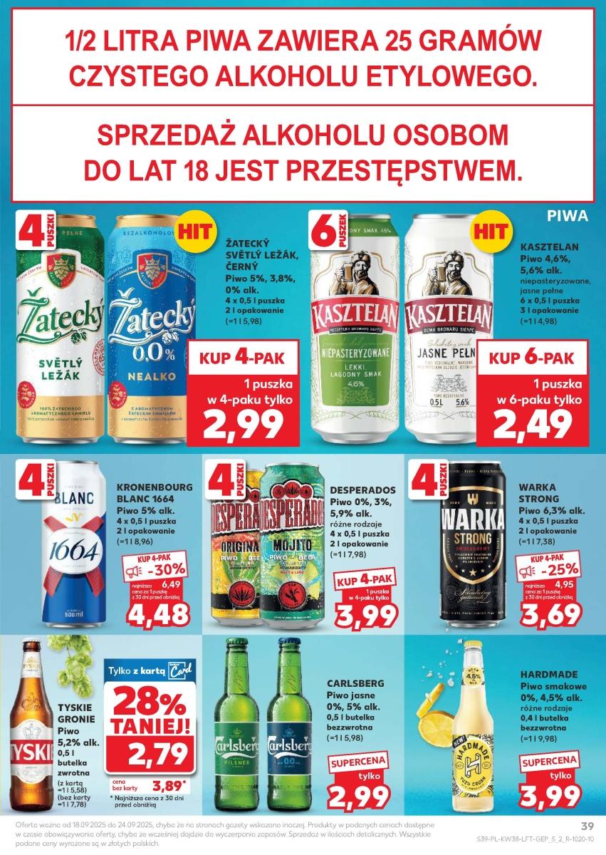 Gazetka promocyjna Kaufland do 24/09/2025 str.39