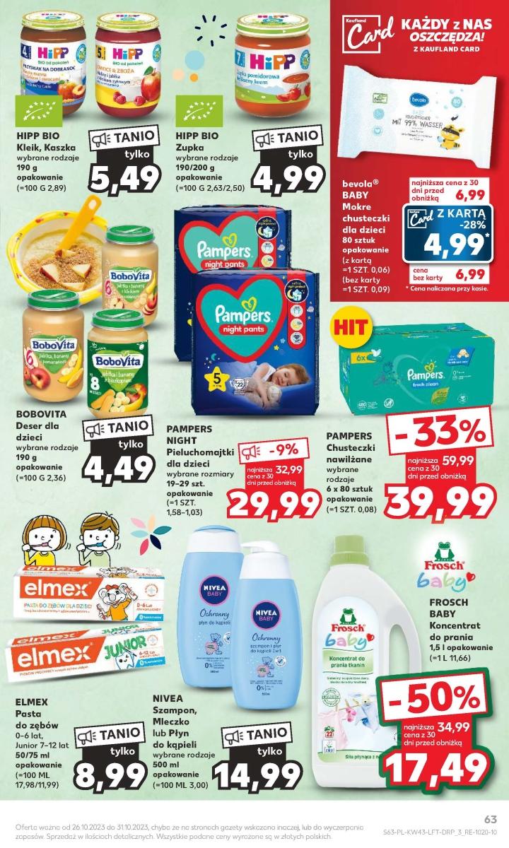 Gazetka promocyjna Kaufland do 31/10/2023 str.63