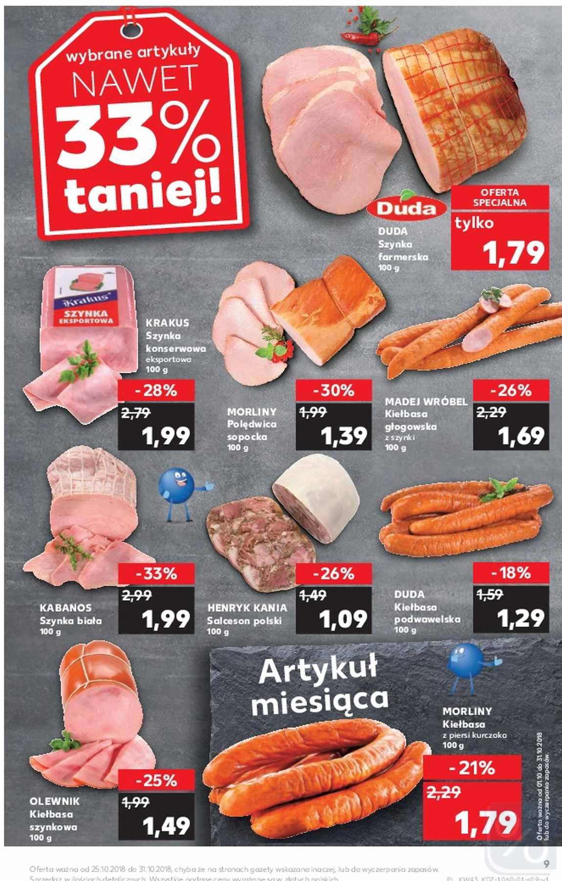 Gazetka promocyjna Kaufland do 31/10/2018 str.9