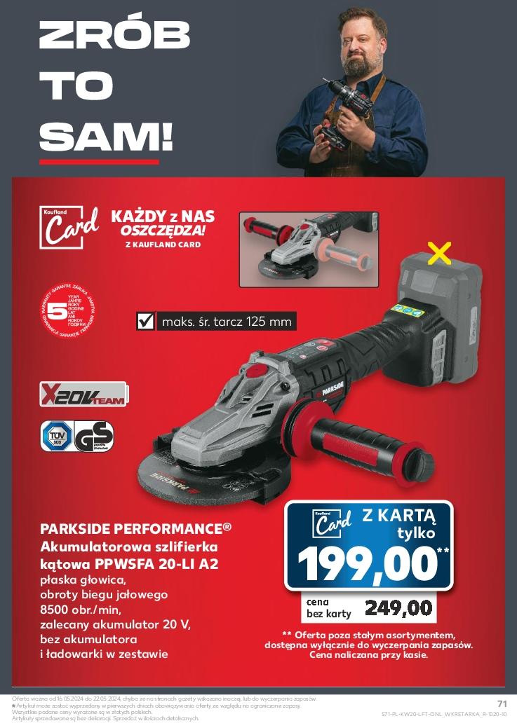 Gazetka promocyjna Kaufland do 22/05/2024 str.71